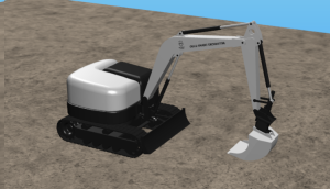 excavator_E85_terrain_ros2_controller